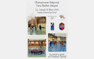 🏀 Championnat Régional - Para Basket Adapté 🏀