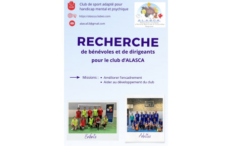 Recherche Bénévoles et Dirigeants