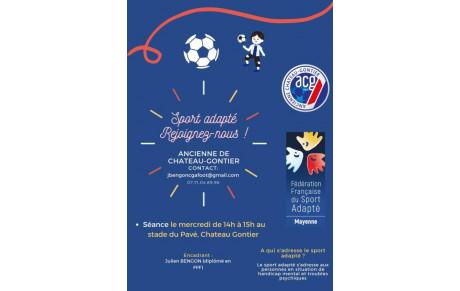 &quot; Un jour, une association sport adapté &quot; 🤝